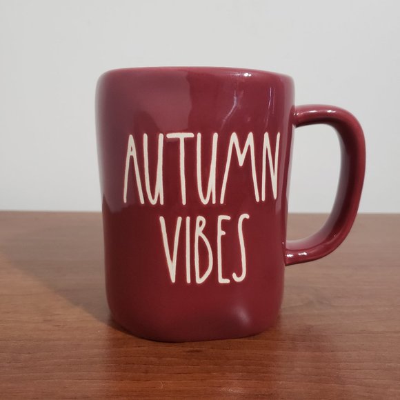 Rae Dunn Coffee Mug Autumn Vibes By Magenta Ceramic Artisan Collection Brand New - Picture 1 of 6